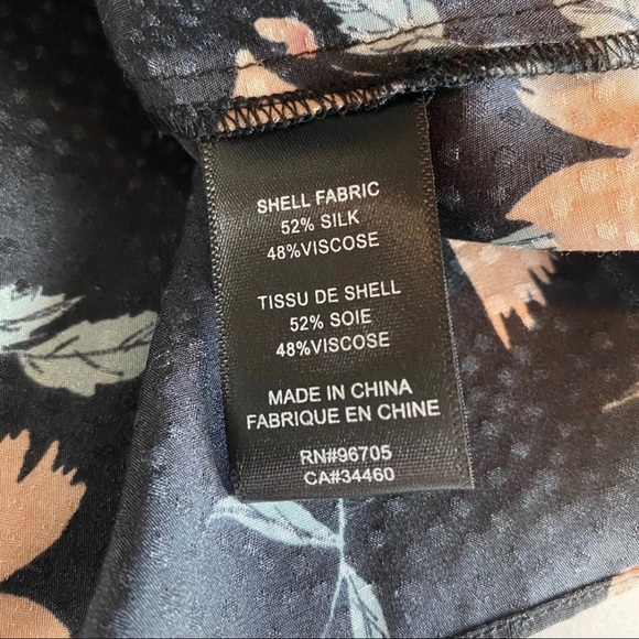 SOLD 💕NWT Rebecca Taylor Silk Daniella Floral Tank - Picture 8 of 9